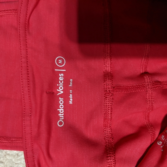 Outdoor Voices tech sweat legging red medium - Picture 2 of 3